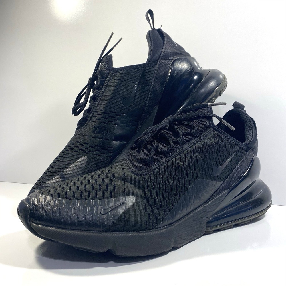 Nike Mens Size 13 Air Max 270 Triple Black Men's Running Sneakers AH8050-005